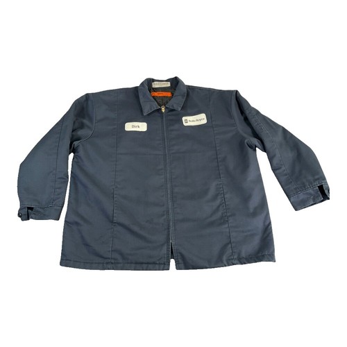 SpaceX Insulated Cintas Gray Collared Work Jacket Embroidered With