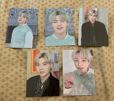 BTS Permission to Dance Las Vegas Concert Suga Photocards Official