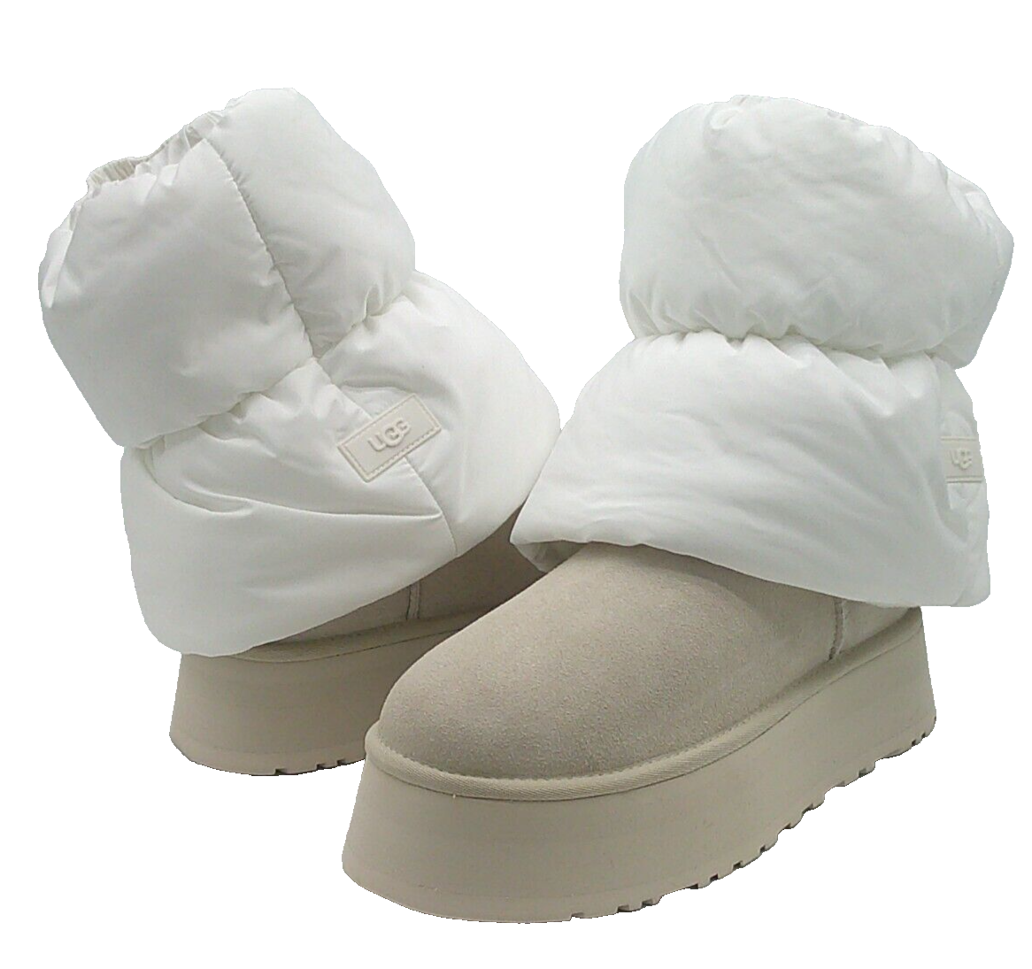 【新品】UGG ♡ W CLASSIC MINI DIPPER PUFFER ♡ UGG Classic Mini Dipper Puffer Platform Amphora Chestnut Boots