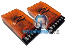 PCZXO ALPHASONIK 2-WAY COMPONENT SPEAKERS TWEETERS CROSSOVERS PAIR 2 pcs. NEW
