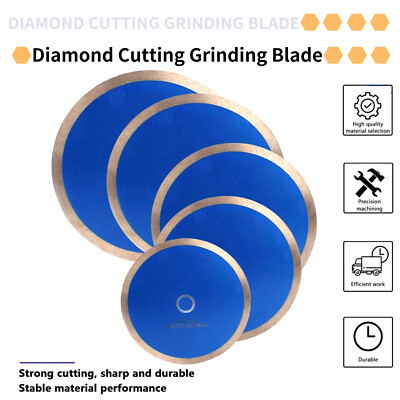 105mm-350mm Super Thin Diamond Toothless Sintered Saw Blade Cutting Disc Jewelry