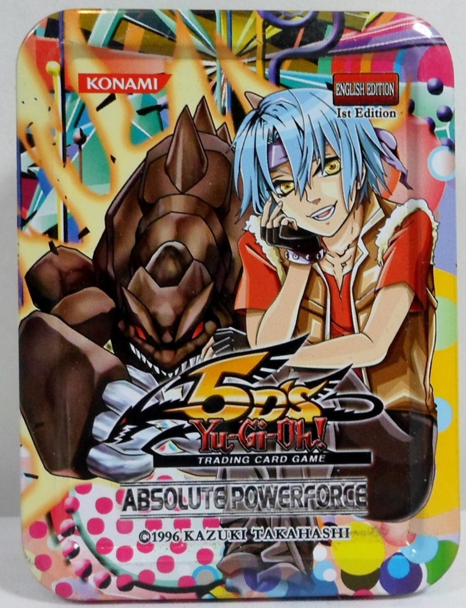 YU-GI-OH 5 D's TRADING CARD GAME ABSOLUTE POWERFORCE EMPTY TIN