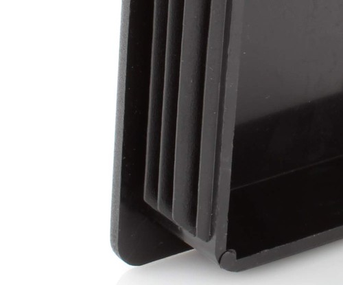 10x Tapones de láminas Tubo cuadrado 120x120 mm Cuadrado Negro Tapas de plástico - Imagen 6 de 9