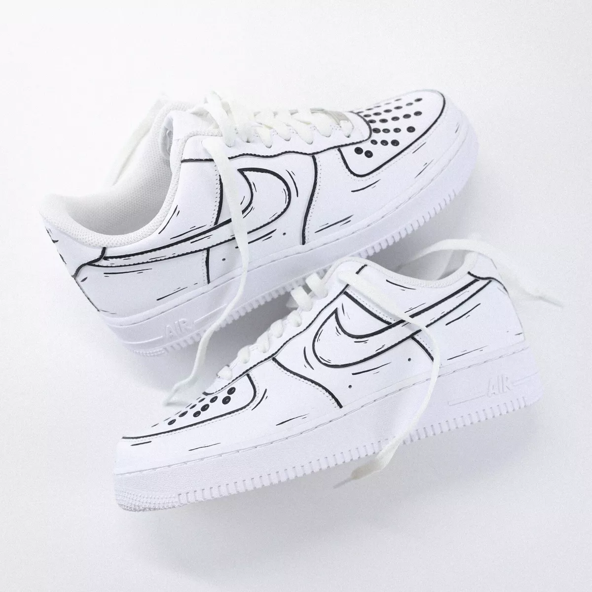 Cartoon Custom Air Force 1 Sneakers Custom Shoes Christmas Gift - Etsy |  Nike air force, Nike cartoon, Custom sneakers