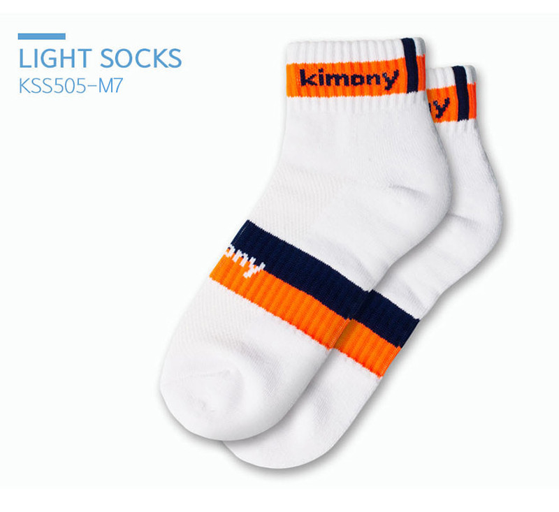 Kimony Mid-Cut Badminton Socks Mens Sports Socks [250~270mm] NWT KSS505-M7