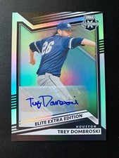 2022 Elite Extra Edition Base Auto 2 #133 Trey Dombroski - Houston Astros