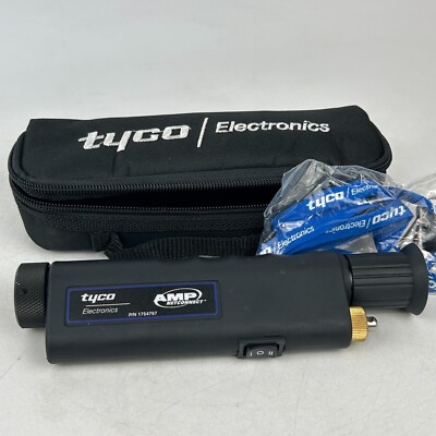 Tyco Electronics P/N 1754767 Fiber Microscope Optical Inspection Scope with Bag