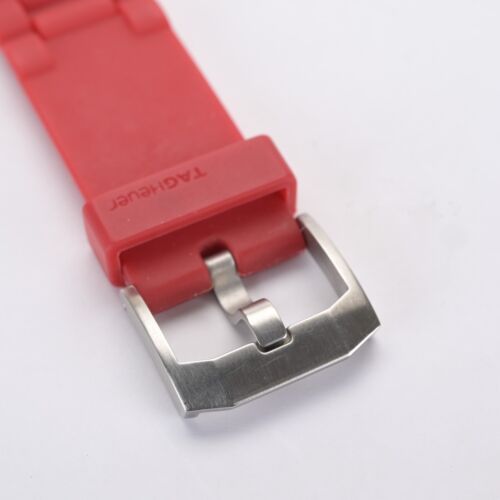 TAG Heuer Formula 1 WAC1113-0 Red 40mm Original Rubber Band Men's Watch - Picture 6 of 11
