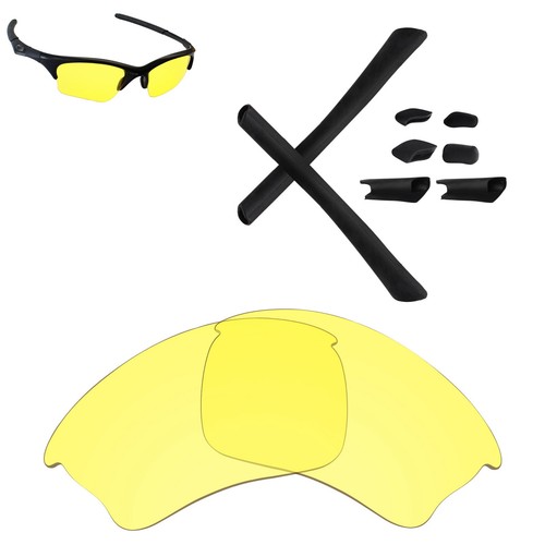 Hawkry Polarized Replacement Lenses & Black Kit for-Oakley Half Jacket XLJ - Opt - Picture 6 of 17