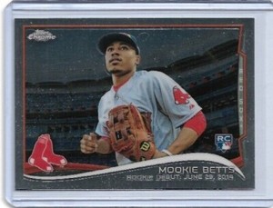 Mookie Betts RC 2014 Topps Chrome Update #MB-46 Rookie Debut