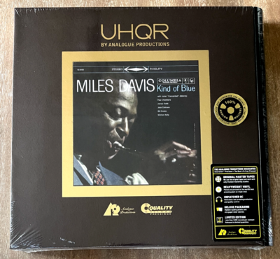 Miles Davis KIND OF BLUE UHQR 45RPM Clarity Vinyl 2xLP Analogue
