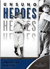 2021 Panini Absolute Baseball Card #UH-1 Tony Lazzeri Unsung Heroes Good