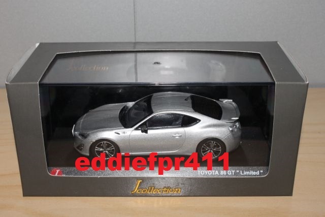 1/43 2012 TOYOTA 86 GT LIMITED COUPE STERLING SILVER