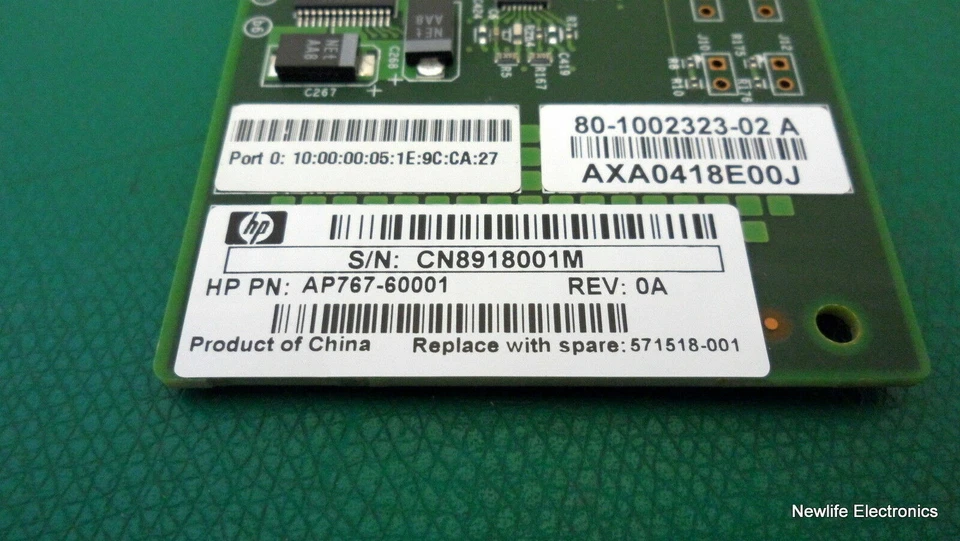 HP 571518-001 StorageWorks PCIe 41B 4Gb FC Single-port HBA AP767-60001 - Image 4 of 4