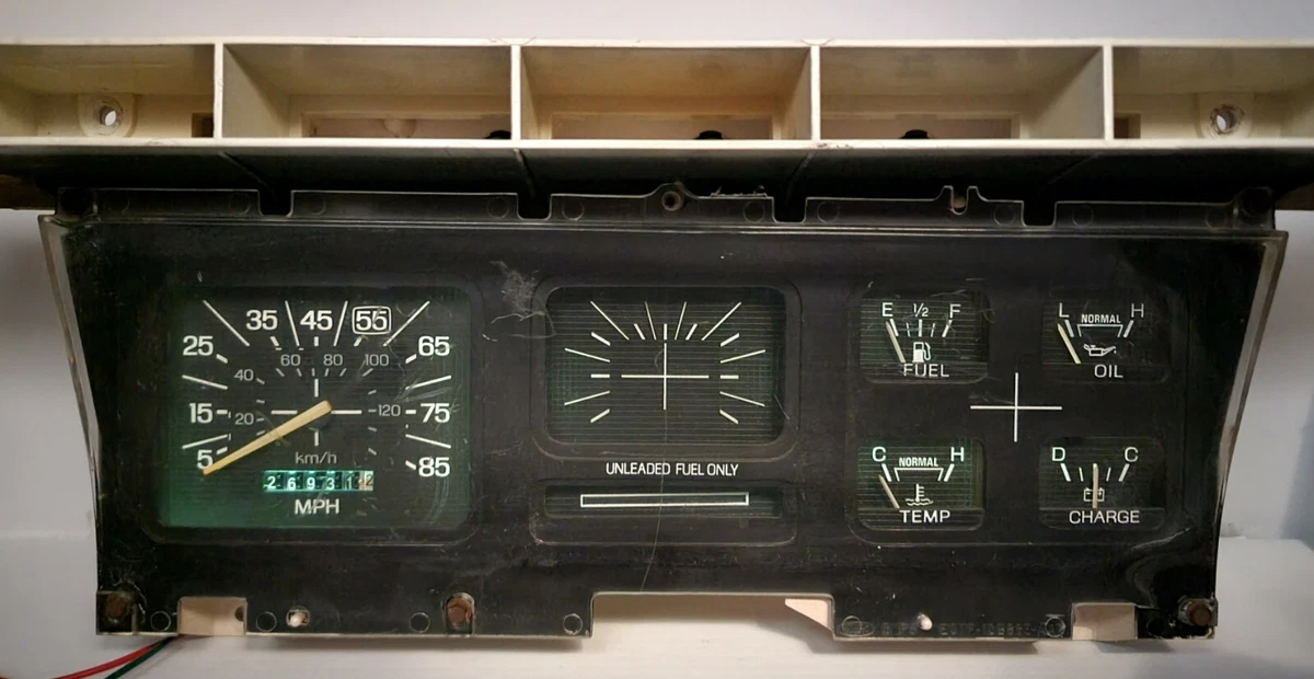 1980 1986 FORD F150 USED INSTRUMENT CLUSTER FOR SALE E1TF 10C956 C