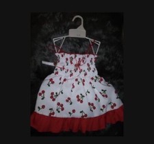 Kids Cherry Dress Medium