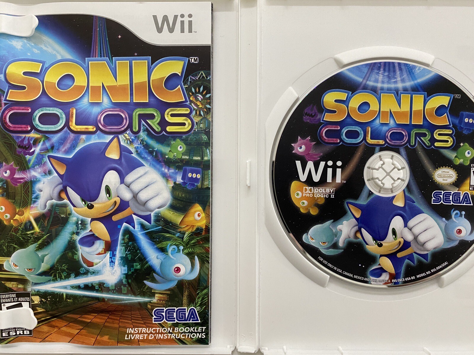 Sonic Colors (Nintendo Wii) CIB Complete GREAT DISC eBay
