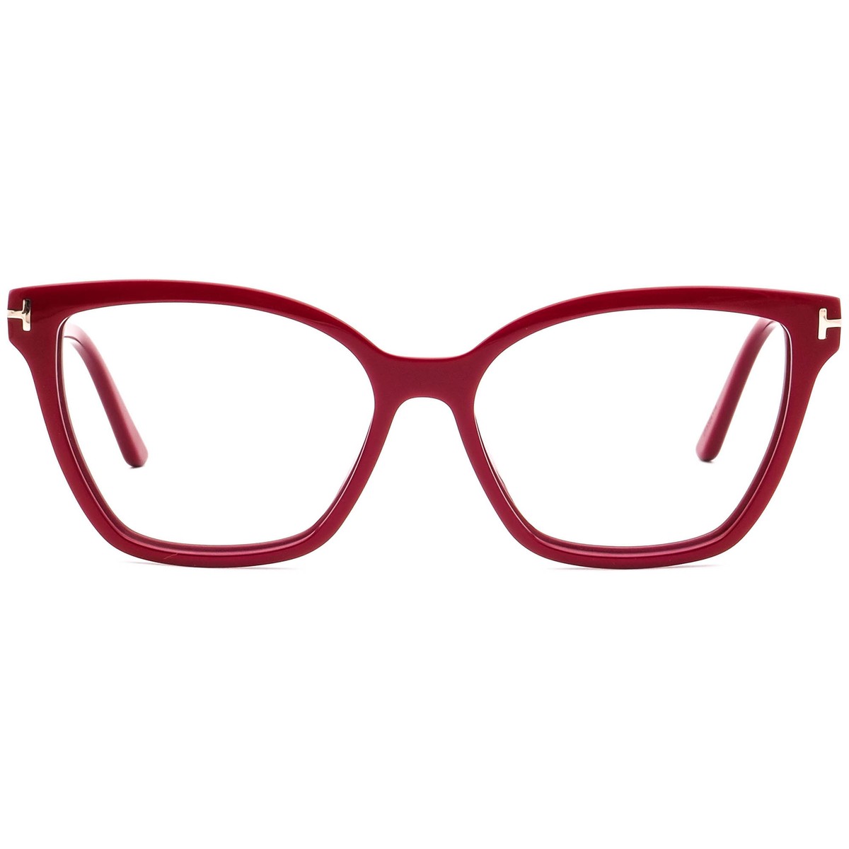 Tom Ford Eyeglasses TF5641-B 075 Claret Red Butterfly Frame Italy