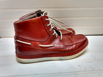 Ugg Men’s Red Leather Sneakers Ugg X Atmos Ca805 X Lace Low Top Red Leather Sneakers Shoes  main image 2