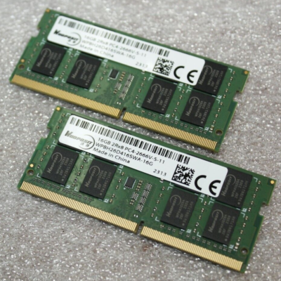 メモリー Wooposit 32GB (2x16GB) DDR4 WOOPOSIT 32GB (2X16GB) 1Rx8 PC4-2666V DDR4 Laptop Memory Ram