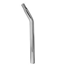 27.2MM STEEL SEATPOST LAYBACK MTB BMX PRO CRUISER 7/8" SADDLE CHROME