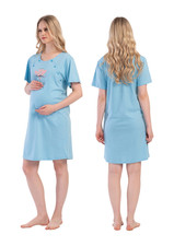 Stillshirt f&uuml;r Damen, Kurzarm, XL, Vienetta