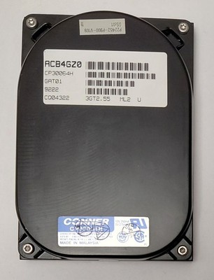 Conner CP30064H IDE Festplatte (61MB, retro, 1992)