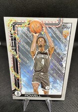 2025-26 Topps Holiday - Drake Powell #H182 Holiday Silver Glitter (RC)