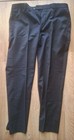 NEW Ted Baker Mens London 100% Wool Jefferson Dress Pants 34 / 30 Black Solid — photo 2