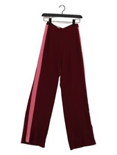 House Of CB London Women's Trousers XS Red Polyester with Elastane Chino