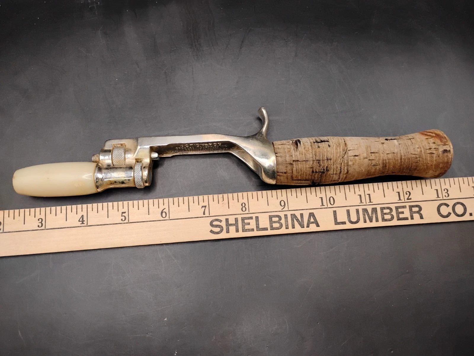 Vintage Action Rod Cork Rod And Reel Handle