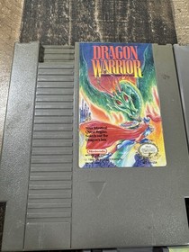 NES Lot of 5 Games: Dragon Warrior, 10-Yard Fight, Operation Wolf, Duck Hunt....