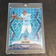Panini 2025 Cam Ward Tennessee Titans Light Blue Pyramids Rookie #194 #247/385