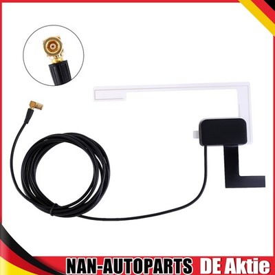 DAB+ ANTENNE Auto DAB Klebeantenne Kfz Fenster Antenne Autoradio DIGITAL SMB