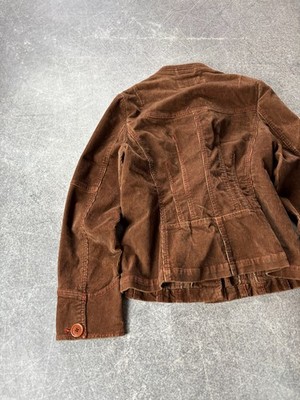 Vtg Y2K 90-2000s japanese corduroy cargo basic jacket womens | eBay