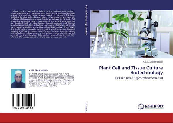 A. B. M. Sharif Hossain | Plant Cell And Tissue Culture Biotechnology | Buch-image