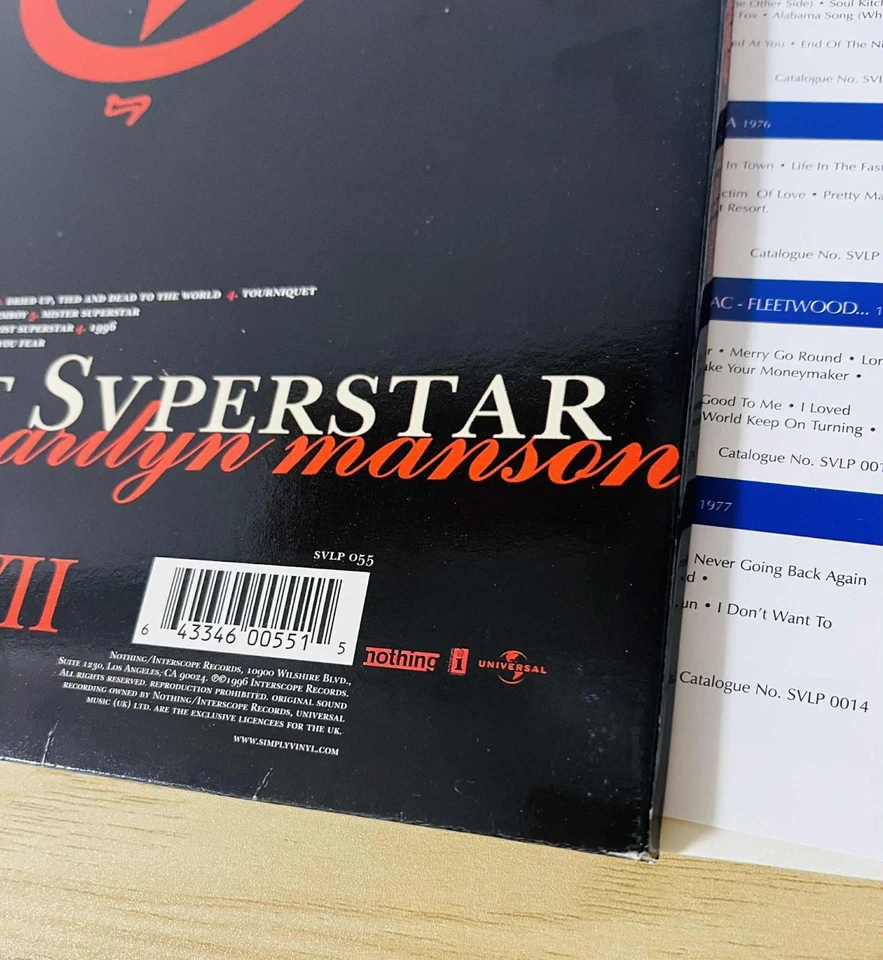 Marilyn Manson / Antichrist Superstar 1998 Limited Vinyl 2LP 180g SVLP 055 - Image 4 of 4