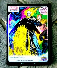 2023 Upper Deck Marvel Platinum MIDNIGHT SONS #180 Black Rainbow Refractor Card