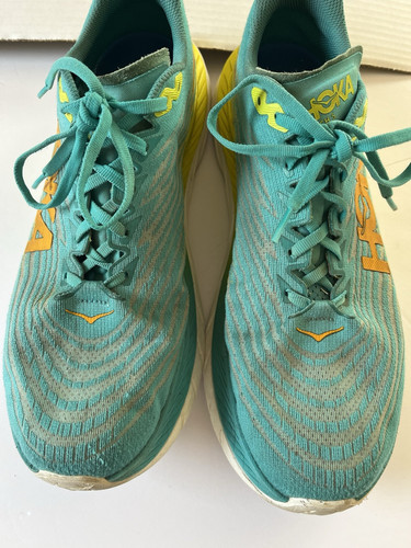 Hoka Mach 5 Running Sneakers Athletic Shoes Profly Blue Yellow Men’s 11.5 D - Picture 2 of 9