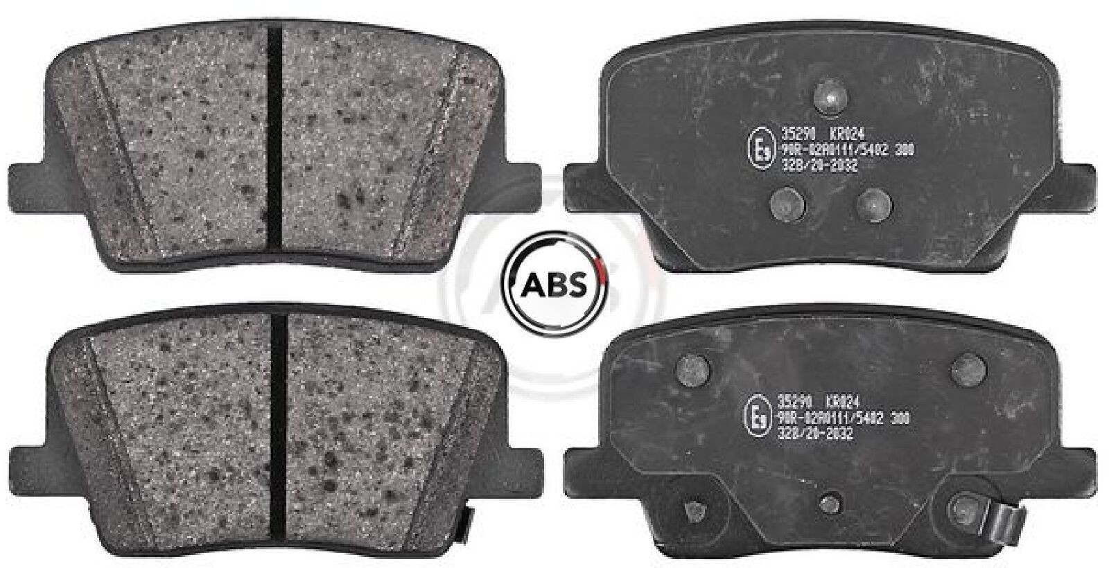 A.B.S. 35290 Bremsbelagsatz für Scheibenbremse Bremsbelagsatz