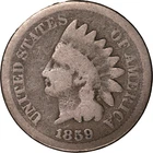1859 1c Indian Head Cent ~ Good Details
