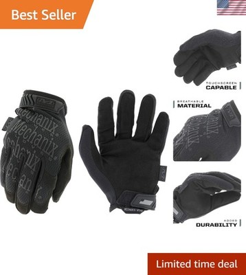 Impact Resistant Touchscreen Tactical Gloves - Medium - Perfect for All-Day Use