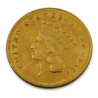 1883 Indian Princess Head Gold $3 United States Coin No Reserve #C915-4