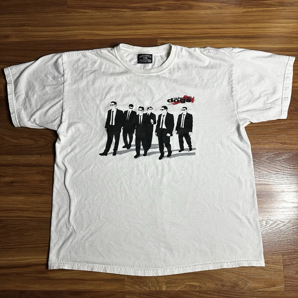 Camisa De Colección Reservoir Dogs Para Hombres XL Blanca Película Promo Steve & Barrys Etiqueta 1991 Foto 2 de 4