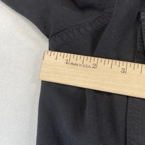 Billy Martin's NYC Herren schwarz Knopfleiste Western Hemd Fronttaschen USA Größe L - Bild 18 von 22