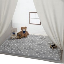 Tapis de Jeu Rectangle pour Enfants pour Tente, Intérieur/Extérieur Tente Enfant, Antidérapant, Rembourré