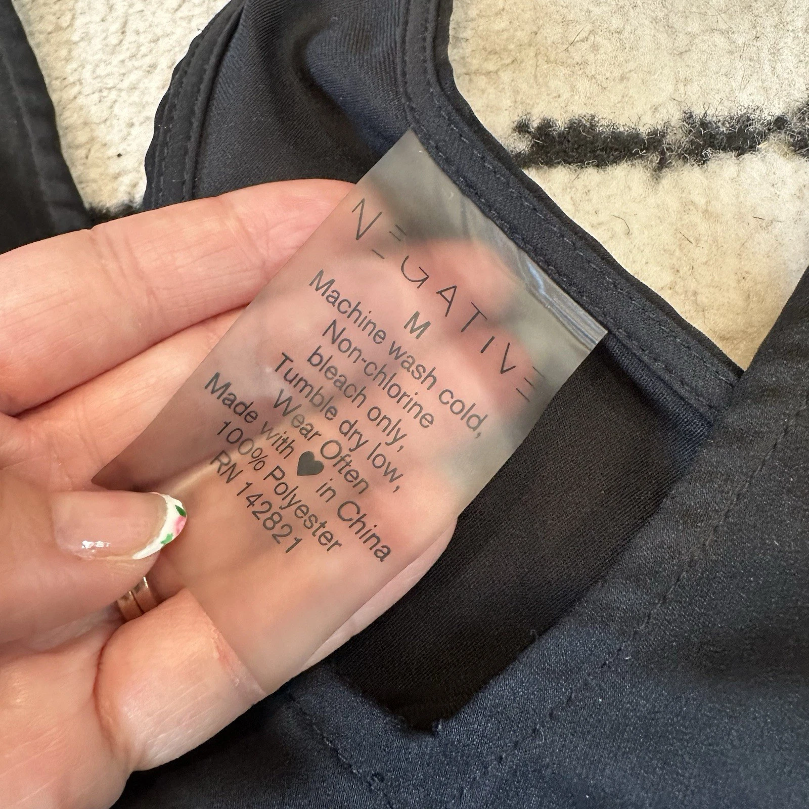 Negative Supreme Mini Slip Vestito Senza Maniche Nero Donna Taglia Media