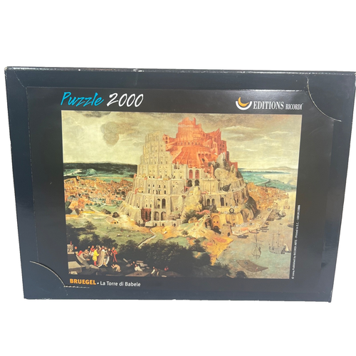 Puzzle Lais – Pieter Bruegel Il Vecchio: Torre Di Babele, 2000 Pezzi, Opera D’Arte