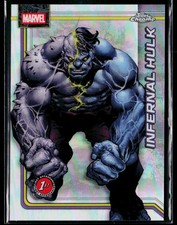 2026 Topps Chrome Marvel Comics #54 Infernal Hulk Refractor TZ 15T