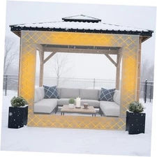 Thermal Insulated for Patio Pergola Porch Gazebos Balcony Outdoor 8 x 8 ft